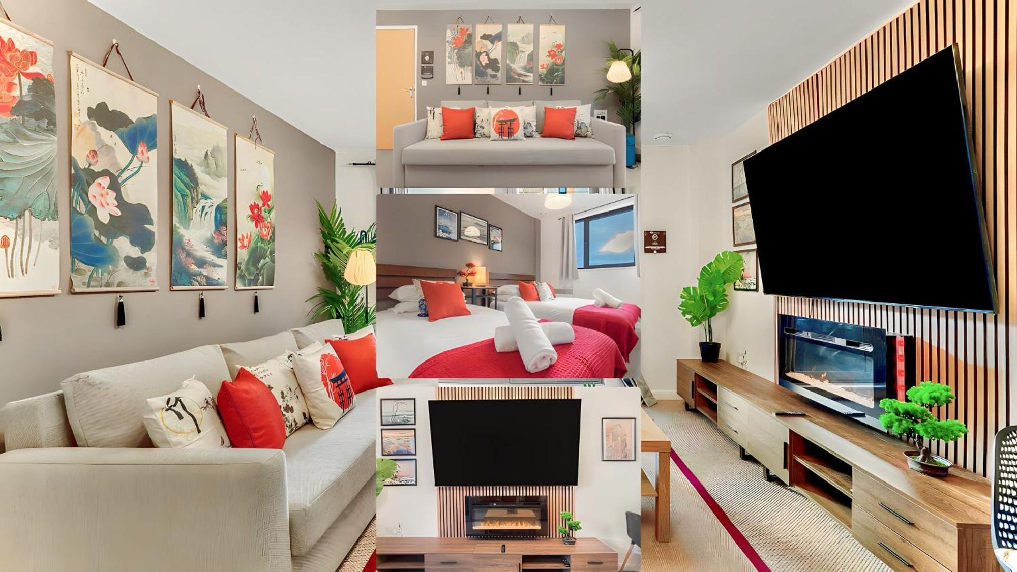 Japanese Suite 2Bed 2Bath, Free Park, Netfix, 75 Inch Tv, Games - City Centre- Maihom Бирмингем Экстерьер фото